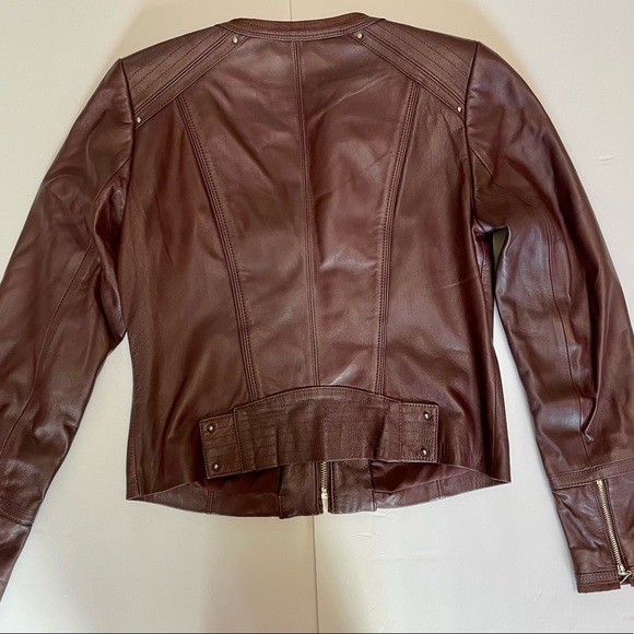 WHBM Leather Jacket - Picture 5 of 8